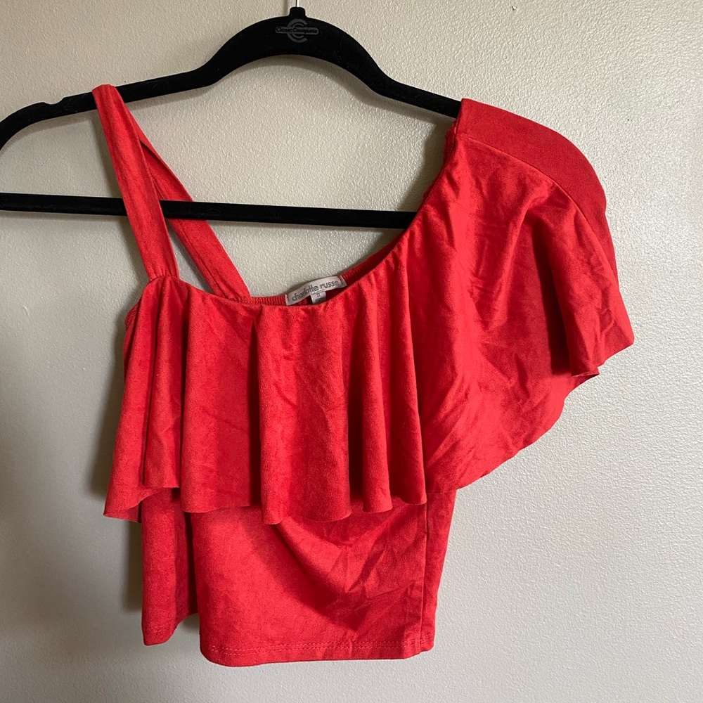 one shoulder top